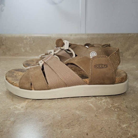 Keen Women's Tan Espadrille Sandals - Picture 4 of 8